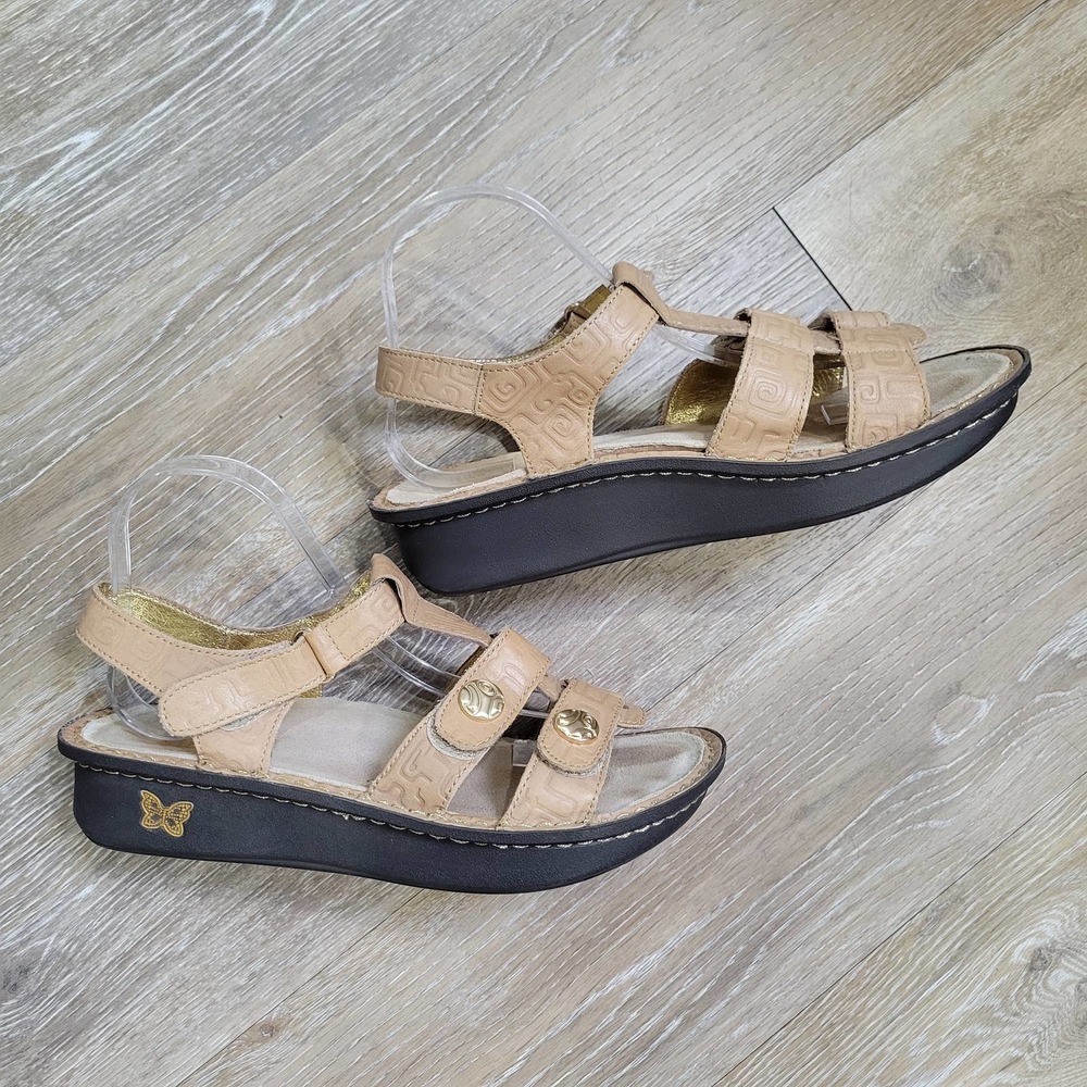 Alegria Women's Leather Sandals Kle-876 Size 40/ 9.5